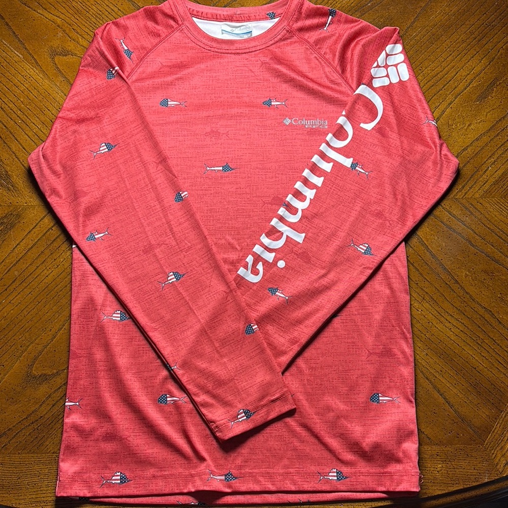 Columbia PFG Super Deep Waves Omni Shade Fishing Shirt
